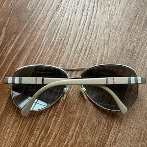 Burberry Sunglasses with Black and Cream Accents